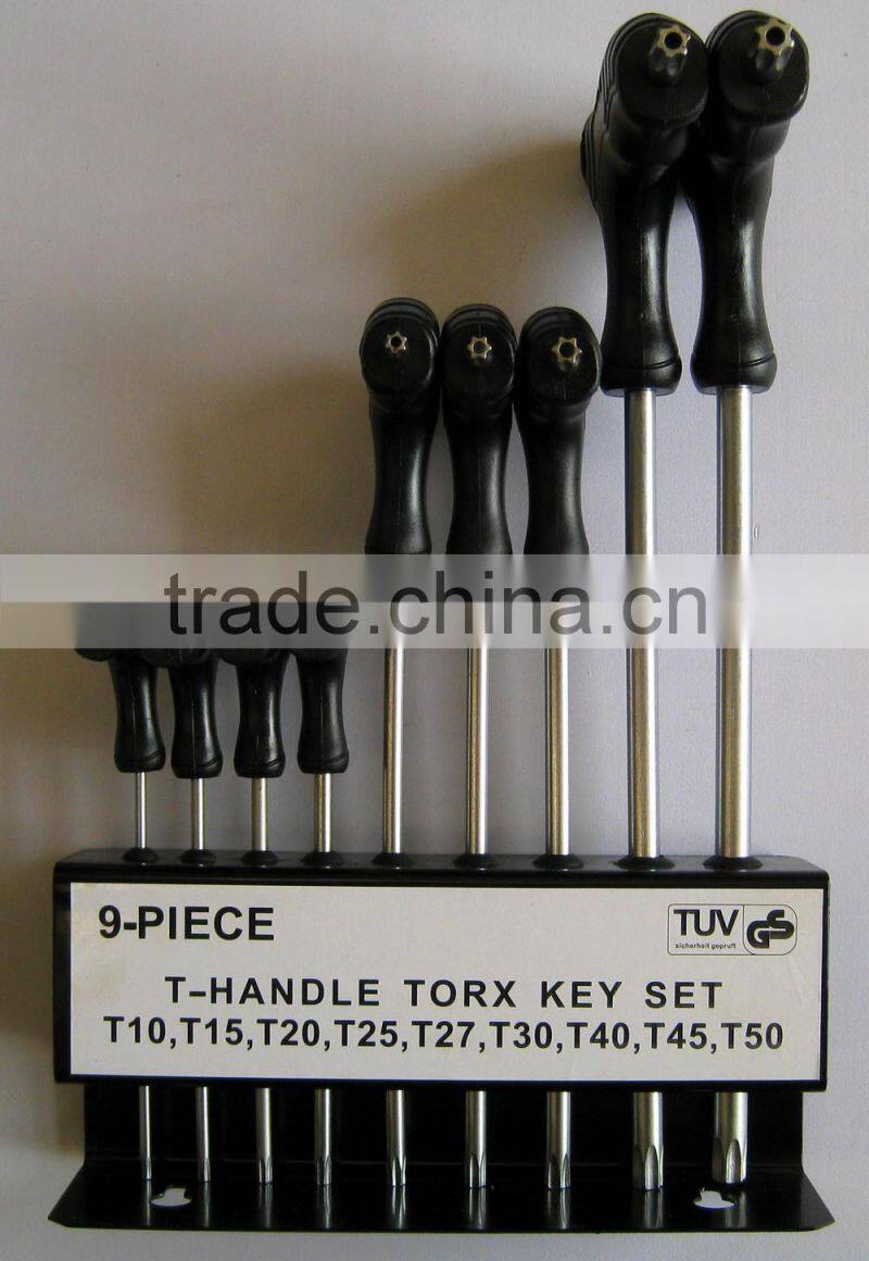 Hand tools 7pcs Allen T Handle Hex Key Wrench set