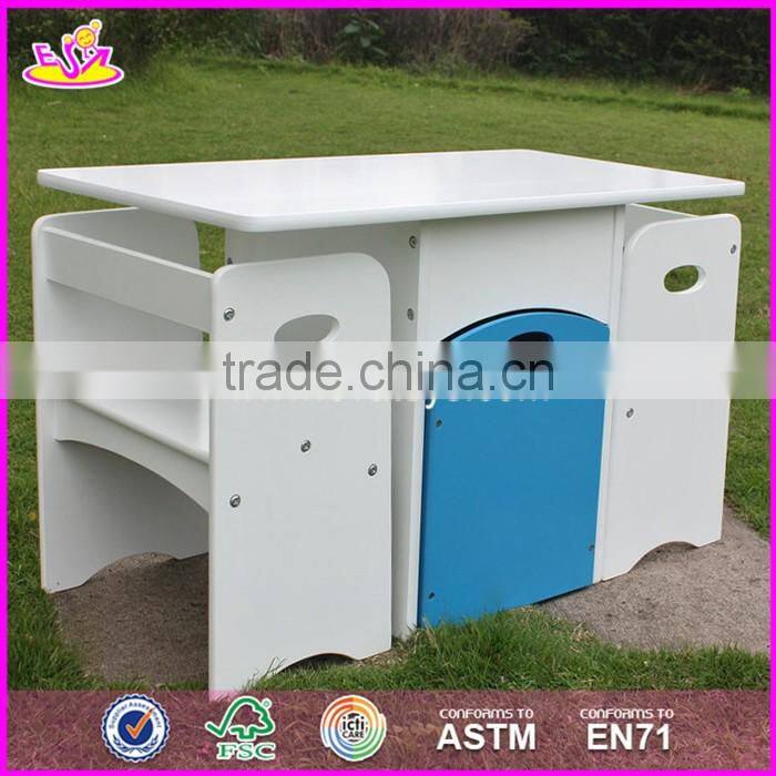 2017 New products wooden activity table for toddlers W08G208