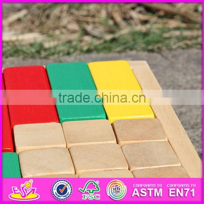 2017 New design 18 pieces funny blocks wooden building toys for boys W13A116