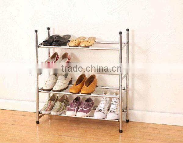 metal adjustable iron cheap shoe rack