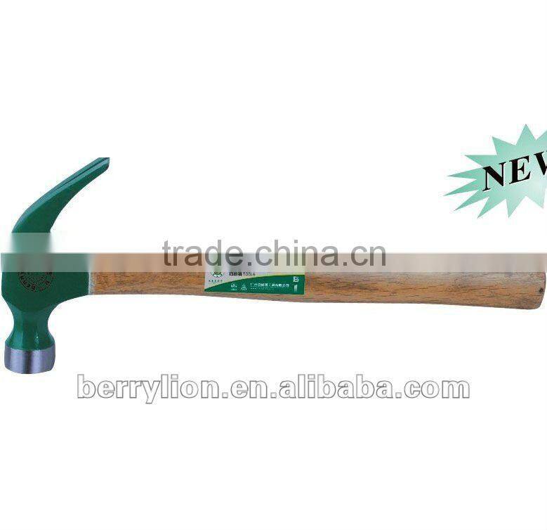 Berrylion 0.25-0.5kg Claw Hammer Forged Finished Claw Hammer with Wooden Handle