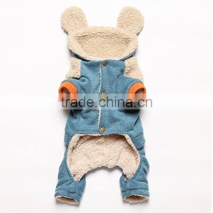 Wholesale dog clothes, hot sale pet winter hoodies clothing , dog pet clothes