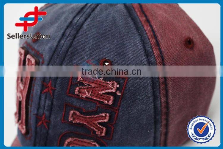 2017 new product alibaba best seller denim with letter applique and embroidery winter cap