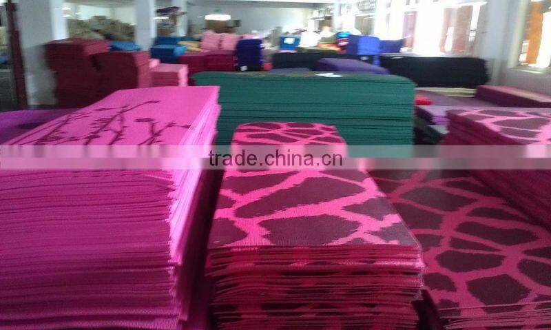 Custom Printed fitness mats TPE Yoga Mat