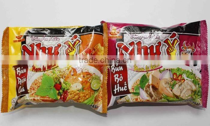 60g Instant Rice Vermicelli (Bun) Beef Flavour - Thien Huong Food JSC