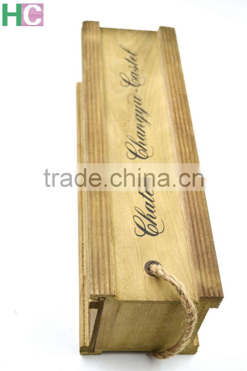 Customized Wholesale luxury tea wood packing box/pine wood wine boxes/vintage wooden box for fruit and vegetables wine, beverage
