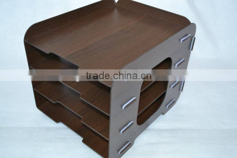 Customized wooden stand file holders for sale