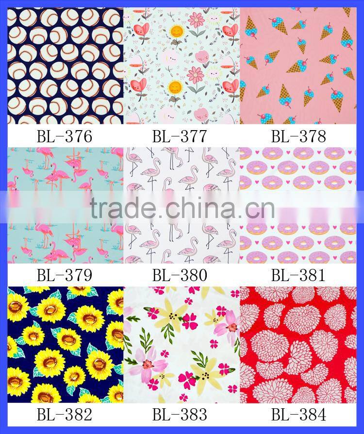 Hot Sale 100* 150cm Cartoon Print Polyester Cotton Fabric For Textile