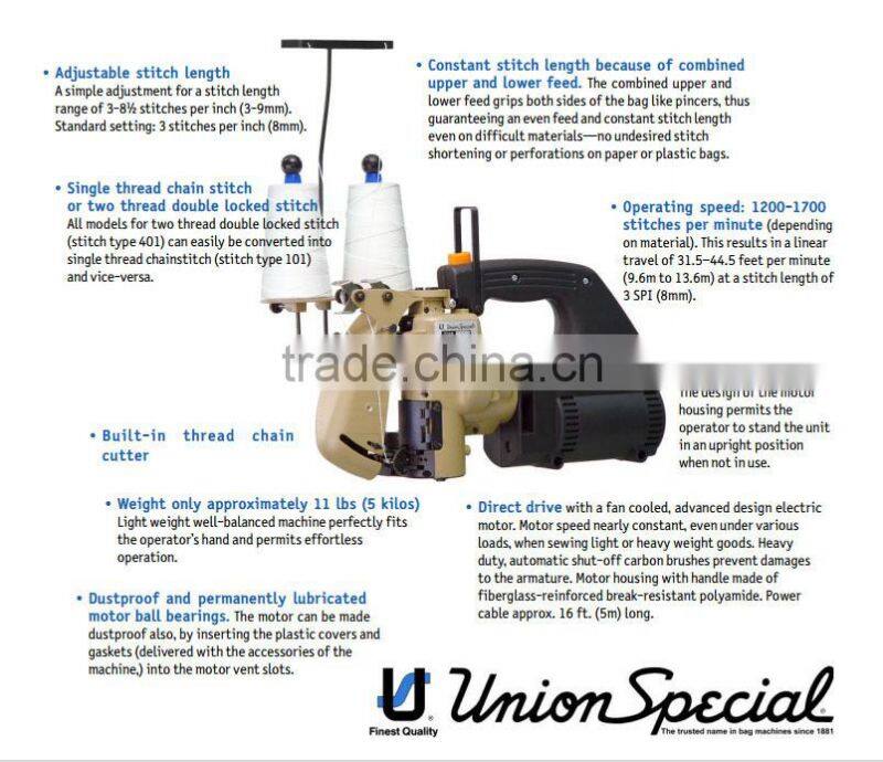 Lightweight Portable Bag Closing Machine 2200A