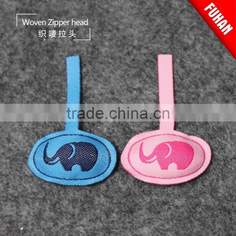 Factory direct wholesale sports woven zipper pull