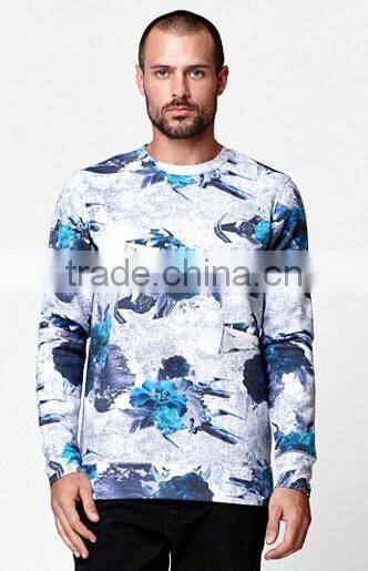 Long Sleeve Throughout Wars Floral Ships Classic Crew Neck Sweatshirt without Hood
