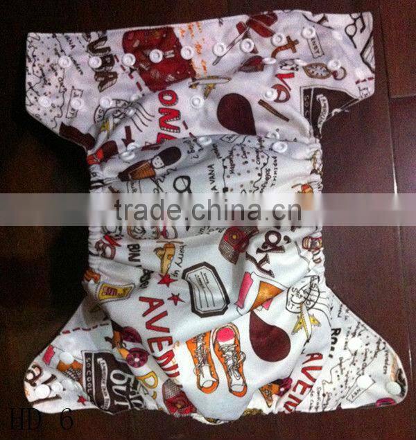 Fashion breathable washable Baby Cloth Diaper Baby nappy modern cloth nappy
