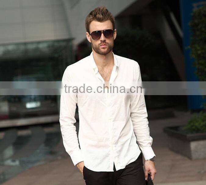 new design made to measure cotton casual slim men shirt BST008