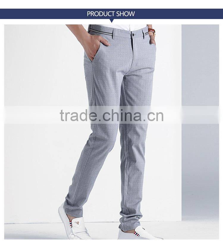 custom made business men casual pants, fashion big size loose business youth trousers in summer