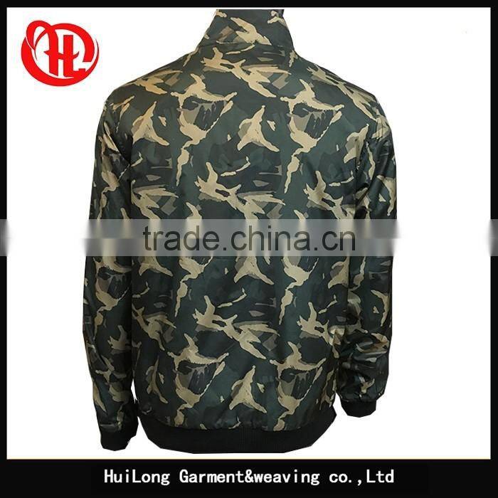 light weight slim camouflage camo men jacket
