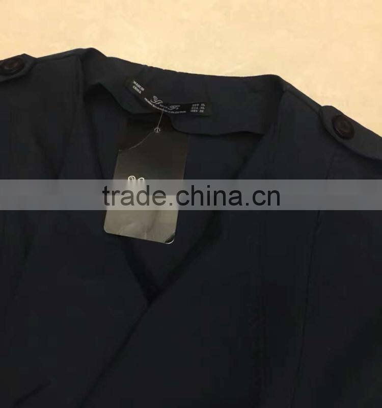 women latest fashion black short suit jacket factory closeout