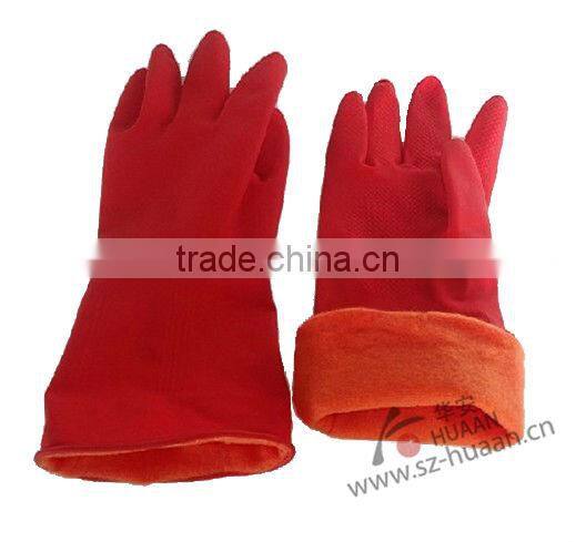 high quality Rubber household gloves/kitchen gloves