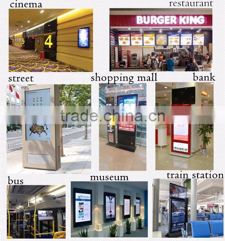 HQ190-P1 19"human walking outdoor advertisements display for food shoes clothes drinks advertising