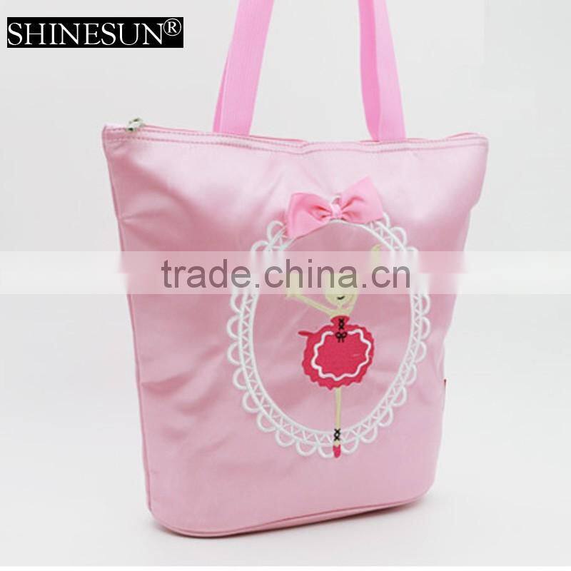 2016 Wholesale High quality Cute New nonwoven bag nonwoven Girls Ballet dance bag