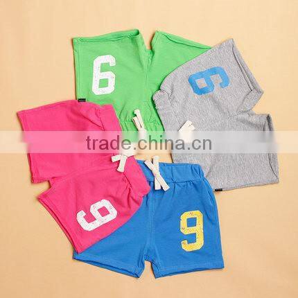 Soft ski-friendly 100% cotton plain kids shorts for promotion