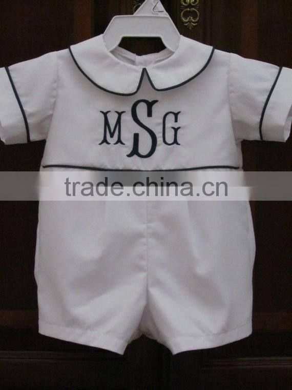 Baby Boy Baptism Rompers Toddlers Blessing Outfit Infant Boys Clothing