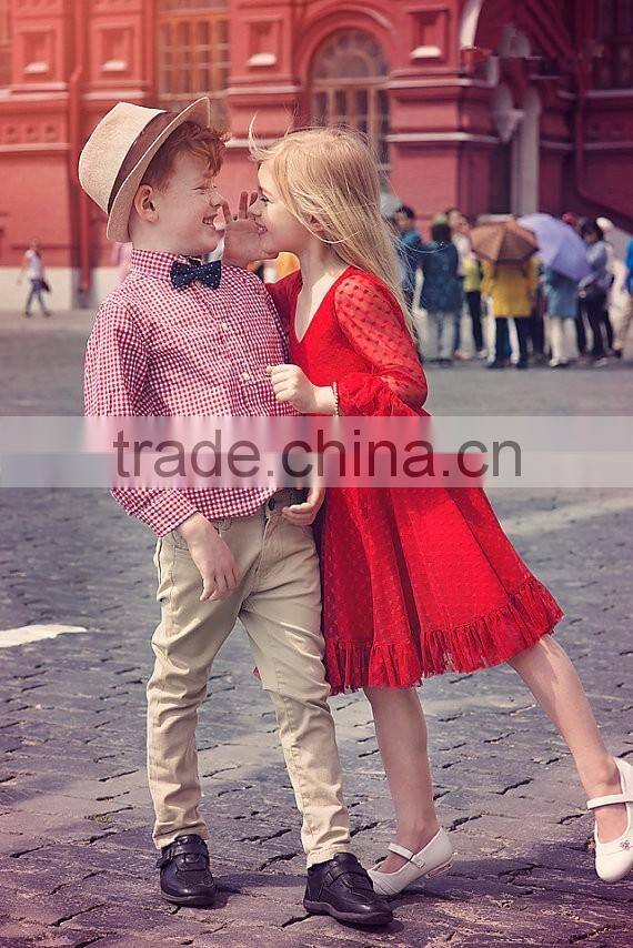 apparel manufacturers custom high quality kid dress fashion clothing for children