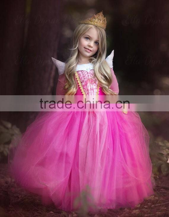 Wholesale Princess Dresses Girls Latest Design Frock Dream Tutu Maxi Dress Sister Clothing Sets