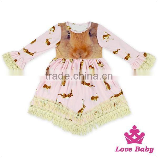 2017 New Design Children Party Red Lace Dress With Flower Belt Girl Skirt Vintage Lace Top Baby Frock