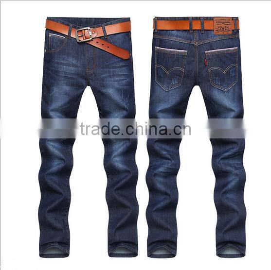 New Style Latest Men Cotton/Pandex Trousers Jeans Pent Men