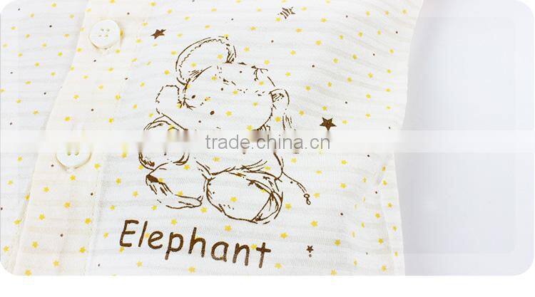 2 pcs long sleeve bamboo fiber children sleep wear set with wholesale price