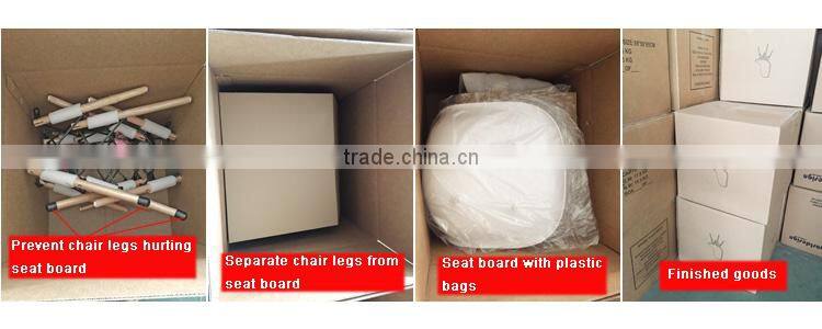 LS-4012 Italian design TATAMI plastic leisure chairs with arms and wood legs