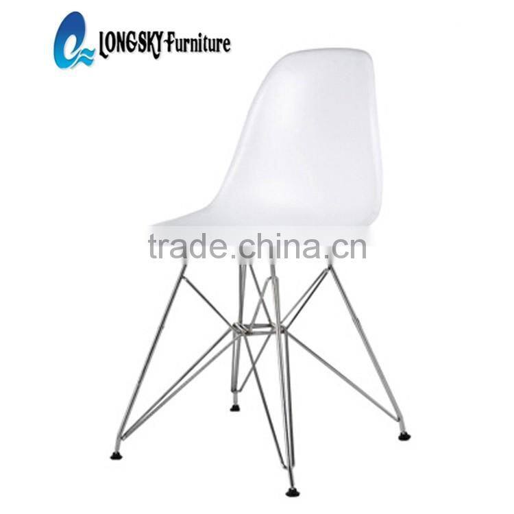 LS-4001A High Quality Cheap plastic dining chair ,outdoor armless plastic chair