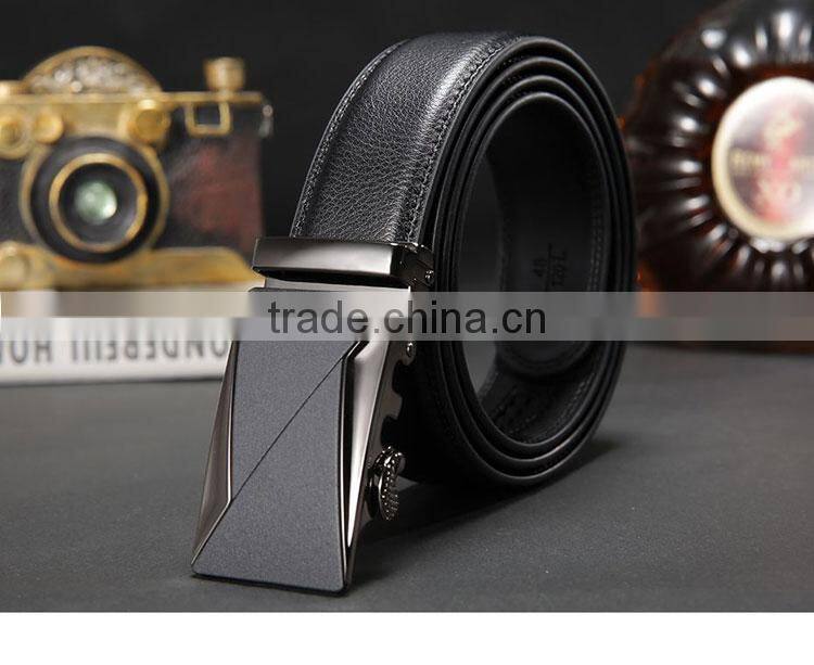 New Designer Automatic Mens Leather Belt High Quality Luxury Cow Leather Men Belts 3.5CM