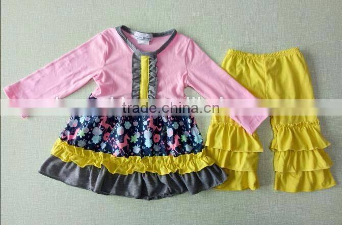 Fall 2016 Boutique Remakes Children Clothing Sets toddler girl boutique outfits kids winter 2016 christmas