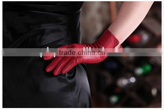 lady's fashion leather gloves