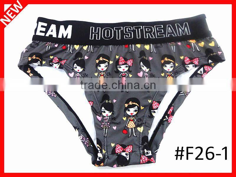 Lovely girls fancy print Shorty, European new style girls panties