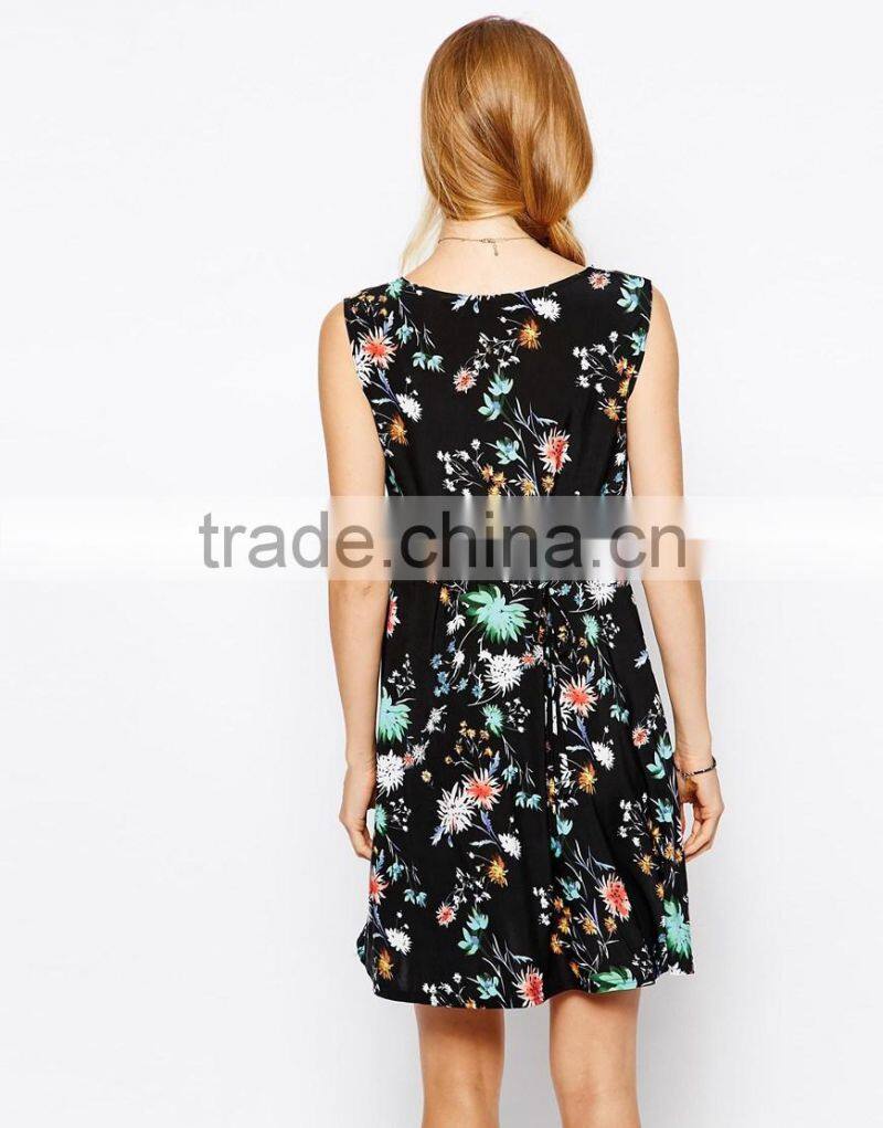 Hot sale flower printing maternity clothing wholesale