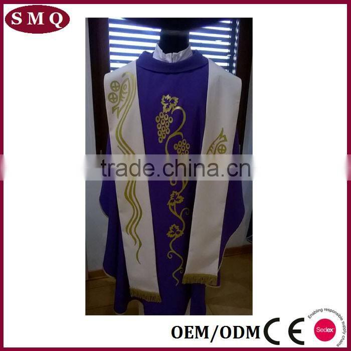 Hot sale good quality priest attire dalmatic vestment chasuble