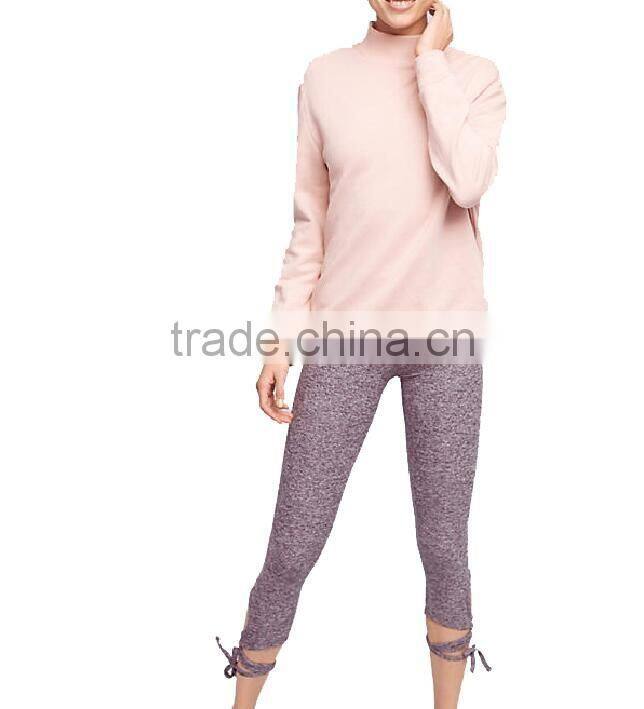 Wholesale Women workout Sports leggings Tie up Strappy Tights Pants Yoga Leggings