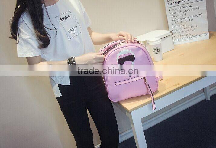 High quality Silicon feeling PEVA lady hand bag with pocket
