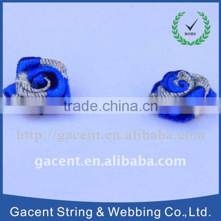 double colors dress rosette