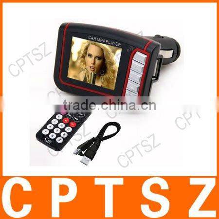 1.8" LCD Car MP3 MP4 Player Wireless FM Transmitter with SD MMC + Remote Control