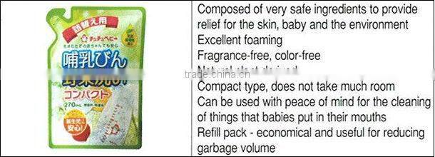 Japan Washing Liquid for Baby Items (Bottle Refill Pack) 270ml wholesale