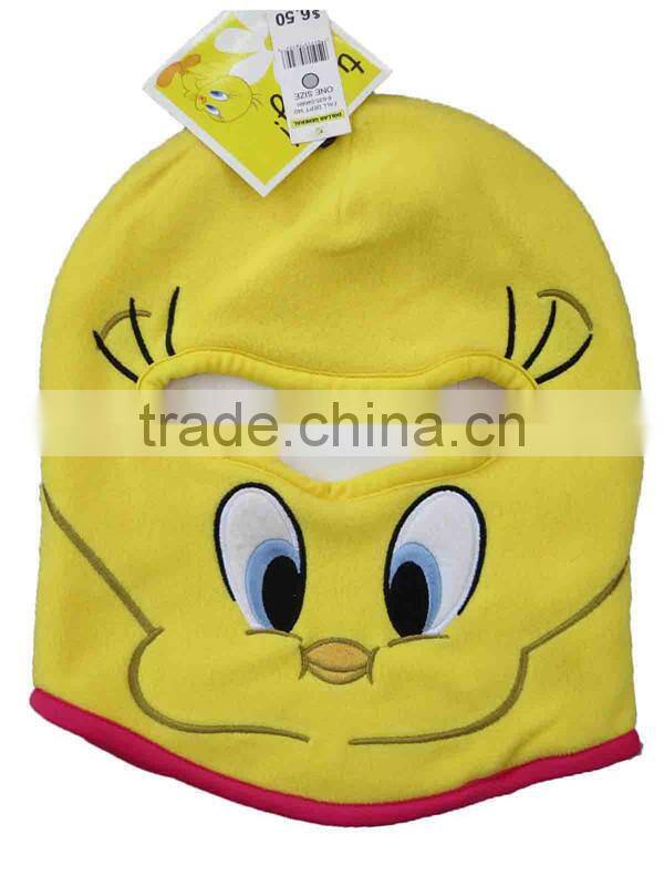 cartoon mask polar fleece face beanie hat