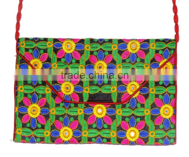 2017 USA market sholder cluthes from jaipuri bandhej