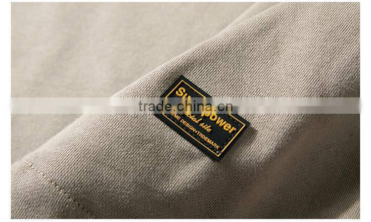 Wholesales Plain pocket long sleeve pullover