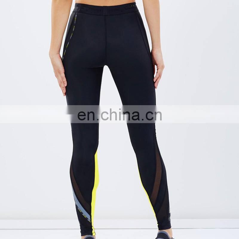 plus size mixed color basic sports mature women legging