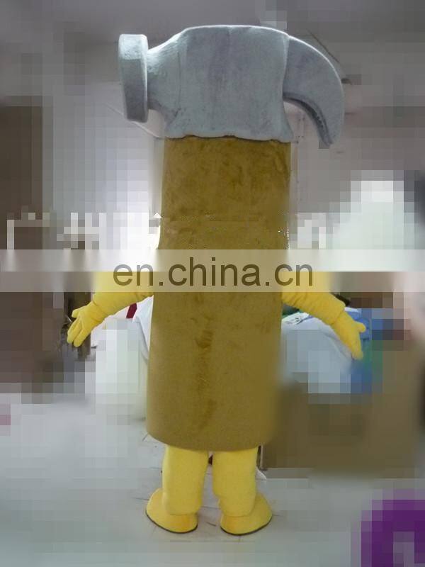 walking advertising show mascot Hammer mascot costume