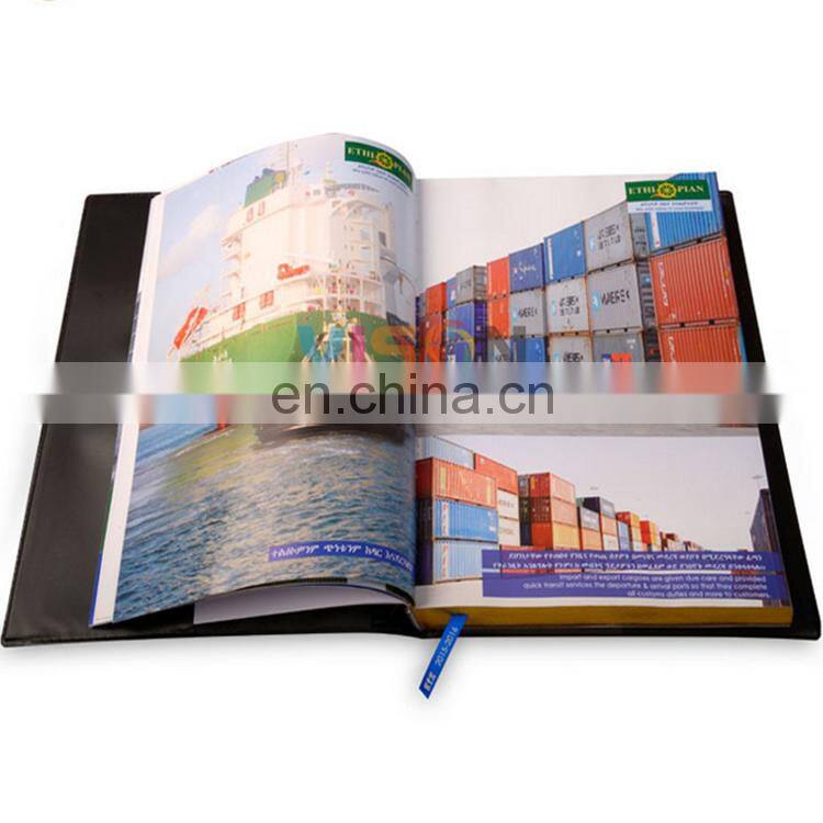 factory manufacture custom colorful printing leather cover beautiful stationery products notebook printing