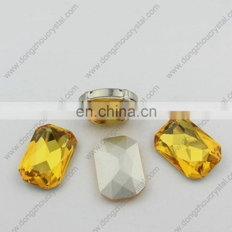 2015 Lead Free Pointed back K9 Crystal Fancy stone